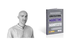 Mattia Gnemmi e il suo libro "Conversational Marketing Manifesto", una guida per massimizzare le conversioni online tramite il marketing conversazionale.
