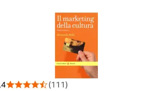 Copertina del libro "Il marketing della cultura" di Alessandro Bollo, con una carta di credito raffigurante la Gioconda.