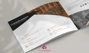Company profile cos'è: "La Nostra Mission" di EthicSport, con i valori di Impegno, Passione, Integrità, Innovazione e Lavoro di Squadra.