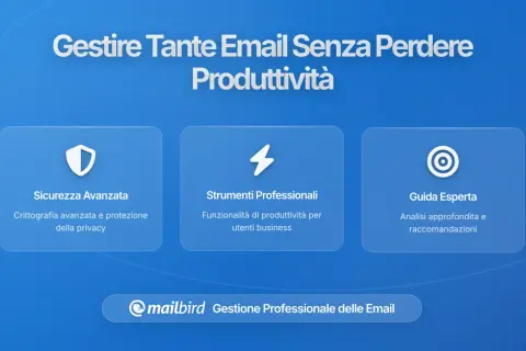 Mailbird: Sicurezza, strumenti professionali e guida esperta per gestire email con ottime doti comunicative.
